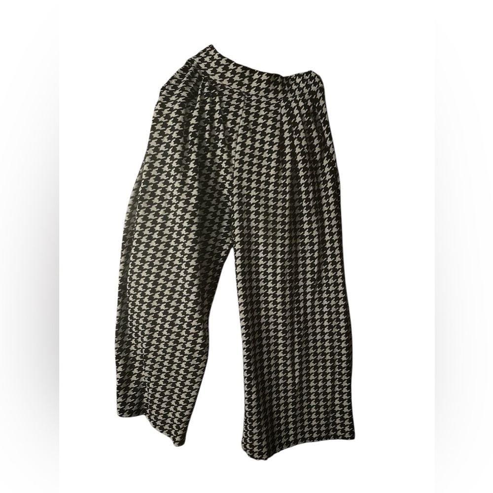 Houndstooth Palazzo Pants